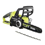 RYOBI 18 V ONE+ Brushless Akku-Kettensäge OCS1830, Schwertlänge 30 cm, bürstenloser Motor,...