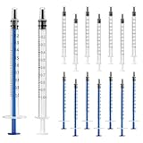 60 Stück 1ml Spritze Sterile Nadelfreie Einzelpackungen Kolostrum Spritze Einwegspritzen 1ml mit...
