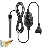 FEDOUR 15W/25W/35W Mini Aquarium Heizung Tauchbare kleine Aquarienheizung für 1-30L Aquarium,...