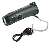 fosa Multifunktions Handkurbel LED Notfall Taschenlampe Camping Taschenlampe Telefon Ladegerät...