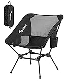 Sportneer Campingstuhl Faltbar Camping Stuhl Tragbarer Campingstühle 150Kg Faltstuhl Ultraleichter...
