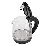 Wasserkocher, 2000 W Edelstahlgehäuse, Blaues Licht, Glas-Wasserkocher, Automatische Abschaltung...