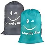 Wäschesack Reise, Groß Faltbarer Schmutzwäsche Wäschesammler, Wasserdicht Wäschebeutel,...