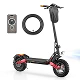 E Scooter mit Straßenzulassung, 80-100 KM Reichweite, 48V 15Ah, 10 Zoll Offroad Luftreifen, ABE...