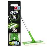 Swiffer Bodenwischer 3D Clean Starterkit, 1 Stab + 4 Trockene Bodentücher + 2 Feuchte Bodentücher,...