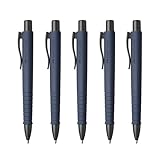 FABER-CASTELL 205256 - Kugelschreiber Poly Ball Urban Blue, 5 Stück, mit auswechselbarer XB Mine,...