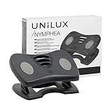 Unilux Fußstütze Nymphea, verstellbar, rutschfest, dynamische Fußauflage, Fußbank für Büro und...