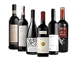 The Wine Guys Probierpaket „Rotweinreise durch Italien“| Weinpaket mit sechs verschiedenen...