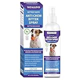 WEALLIN Bitterspray Hund, 200ml Bitter Spray für Hunde, Anti Chew Spray, Fernhaltespray für Hunde,...