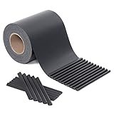 SONGMICS PVC Sichtschutzstreifen, Zaunfolie 40 m x 19 cm, extra dick und Blickdicht, mit 25 x...