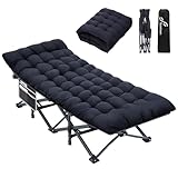 Sportneer Feldbett mit Matratze, Klappbett Breite 71cm Tragfähigkeit 204KG Gästebett Campingbett...