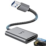 uni USB 3.0 Kartenleser 2in1 SD Kartenlesegeräte Card Reader aus Alumunimgehäuse und Nylonkabel,...