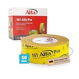 Alfa 1x Pro Spezialklebeband 50 mm x 25 m Profi-Qualität Dampfbremsen Dampfsperren Dachfolien...