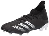 adidas Predator Freak .3 Firm Ground Soccer Shoe (mens) Black/White/Black 9