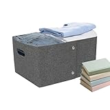 Generisch Faltbarer Filzkorb - Mehrzweck-Organizer für Büro und | -Aufbewahrungsbox zum Spielzeug...