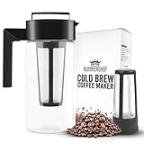 Rummershof Cold Brew Coffee Maker 1 Liter- French Press- BPA-frei - Kaffeebereiter aus Kunststoff +...