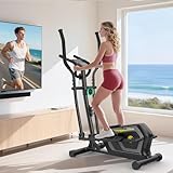 Crosstrainer mit 16 Widerstandsstufen,LCD-Monitor,Flaschenhalter,Ultraleiser Magnetischer...