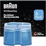 Braun 3-in-1 ShaverCare Reinigungskartuschen für Reinigungsstationen, reinigt 10x besser als...