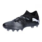 PUMA Herren Future 7 Match Fg/Ag Soccer Shoe, Black White, 42.5 EU