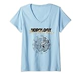 Damen Horology The Art Of Living Uhr Horologe Liebhaber T-Shirt mit V-Ausschnitt