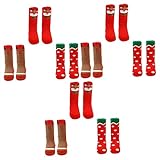 ABOOFAN 9 Paar Weihnachts-Baby-Baumwollsocken Gepolsterte Socken Jungensocken...