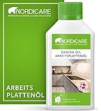 Nordicare [250ml] Arbeitsplattenöl lebensmittelecht für Küchenplatte I Arbeitsplatten Öl zum...