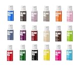 Colour Mill Lebensmittelfarbe Set mit 18 Farben (1T) plus Cupcake Avenue 20g Rosa, Gold, Silber...