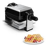 Krups FDD95D Professionelles, Doppelwaffeleisen, 2 belgische Waffeln gleichzeitig, Dreh-Funktion...