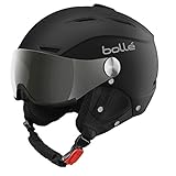 bollé - BACKLINE VISOR Black Silver Matte - Silver Gun M 56-58cm, Skihelm, Medium, Unisex...