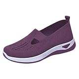 biJerou Offene Schuhe Damen Pantoletten weiche Damenschuhe zum Gehen, Slip-on-Schaumstoffschuhe,...