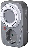 Brennenstuhl Countdown Timer MC 120, mechanische Timer-Steckdose (Timer für Steckdose mit Countdown...