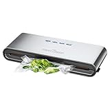 ProfiCook® Vakuumierer | Vakuumiergerät inkl. 18 Beutel | Sous Vide und Vakuum-Garen | stabile...