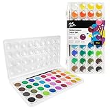 Mont Marte Wasserfarben Set – 36 brilliante Farben – Hohe Pigmentierung – Inklusive Pinsel –...