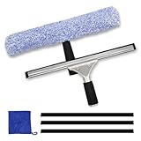 Fensterreiniger Set 6 Stück Mikrofaser Fensterwischer Professionelles Fensterreinigungsset...