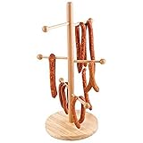 APS Brezel- oder Wurstständer - Verkaufsständer Buchen-Holz versiegelt, bestens geeignet für die...