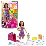 Barbie Welpenadoption - Puppe und 2 Welpen sogar mit Adoptionszertifikate, Farbwechseleffekt,...