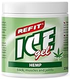 REFIT® Ice Gel Hanf 230 ml - Extra Schmerzgel - einzigartige Kombination aus Hanföl und kühlendem...