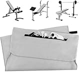 Fitness Handtuch, 120x50cm Sporthandtuch Fitnessstudio mit Reißverschluss Tasche,Fitnessstudio für...