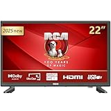 RCA E22 TV 22 Zoll 1080p LED Mini Fernseher 56cm Full HD Dolby Audio Triple Tuner (DVB-C/-S2/-T2)...