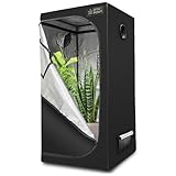 Premium Grow Zelt – Hochwertiger 1680D Stoff, Diamant reflektierende Innenseite, Stärkste...