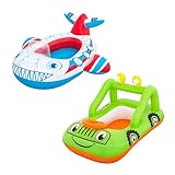 Bestway Lil' Navigator Aufblasbares Auto oder Flugzeug für Kinder, sortiert