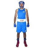 USI Boxuniform-Set mit Shorts und Weste, leichtes Sportkleid, Boxanzug, Herren-Boxuniform,...