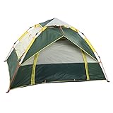 Jiawu Einfaches Popup-Zelt, Familien-Campingzelt, geräumig, Winddicht, langlebig, tragbar zum...