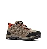 Columbia Redmond III WP wasserdichte Wanderschuhe für Herren, Braun (Pebble x Dark Sienna), 44 EU