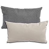 Formalind - 2er Set Sofakissen 50x30cm - 2 Sofakissen mit Füllung und Bezug. Bequeme Couchkissen...