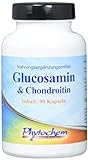 Phytochem Glucosamin und Chondroitin 90 Kapseln - Premium Qualität, 92 g
