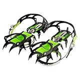 Tentock Outdoor Climbing Steigeisen Manganstahl 14 Zähne Anti-Rutsch-Schuhabdeckung Greifer für...