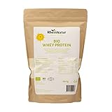 RheinNatur Bio Whey Protein-Pulver 900 g - Geschmacksneutrales Eiweißpulver ohne Zusatzstoffe &...