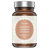BACKLAXX® Mariendistel Komplex – 120 vegane Kapseln mit Artischocke & Löwenzahn – Hochdosiert...