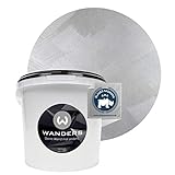 Wanders Tafelfarbe 3L, Edelmetallic-Silber - Wasserbasierter Tafellack, silber für Kreative...